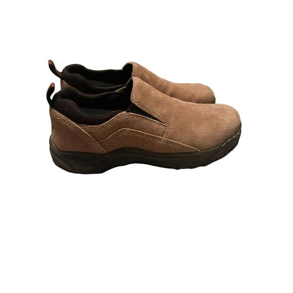 Khombu Liam Men's Brown Casual Leather Slip On Loafers Comfort Shoes Size 9 M - Picture 4 of 12